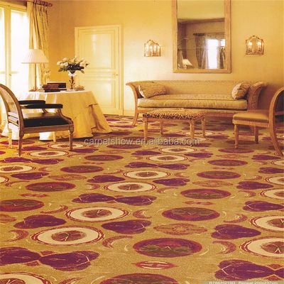 Alfombra de salón de baile clásica tejida por máquina en colores personalizados para hoteles de lujo