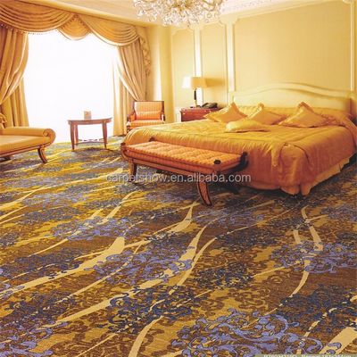 Alfombra de salón de baile clásica tejida por máquina en colores personalizados para hoteles de lujo