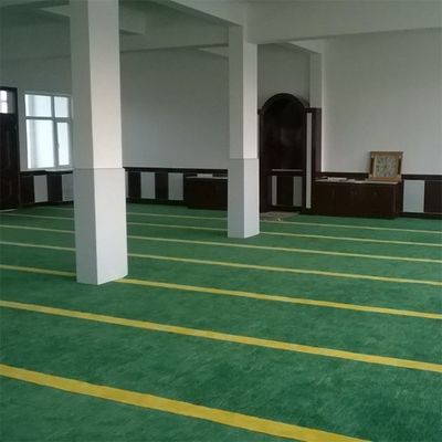 Alfombra de la mezquita de acrílico 100% de pila media con tufo a mano para sala de oración 10 mm de grosor