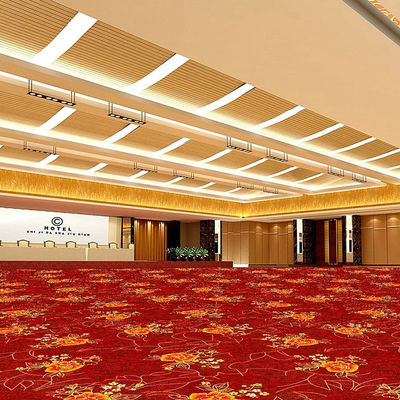 Revestimiento de poliéster Axminster Floral Design Alfombra impresa comercial con y Broadloom