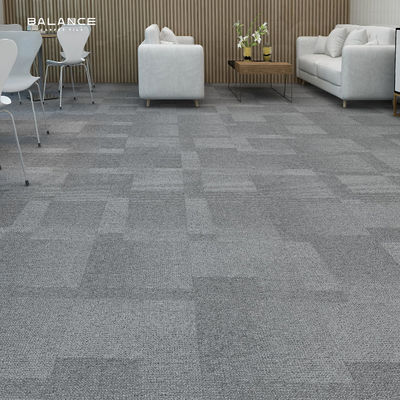 Carpetas para oficinas comerciales de 50x50 de nylon de espesor con construcción de pila de bucle de varios niveles