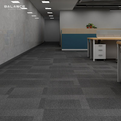 Carpetas para oficinas comerciales de 50x50 de nylon de espesor con construcción de pila de bucle de varios niveles