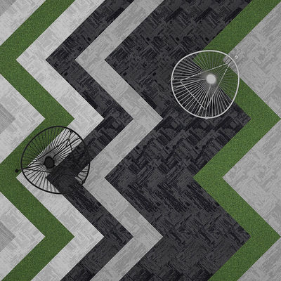 Teja de alfombra plegable de diseño moderno de pila de nylon para oficina sala de estar hotel hogar