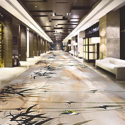 12 pies o 13.12 pies de ancho Alfombra Axminster para sala de reuniones y banquetes estilo hotel de lujo