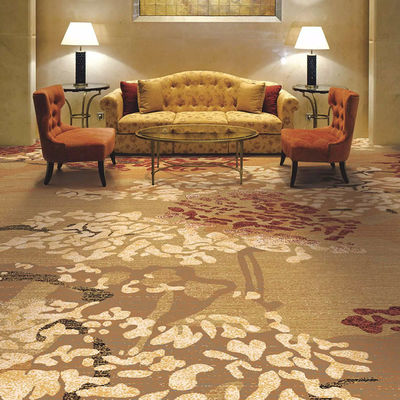 Alfombra de nylon de lana tejida de patrón personalizado para el dormitorio Sala de estar en Luxury Axminster Hotel