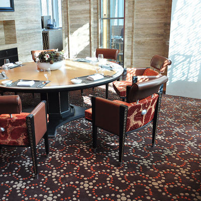 Alfombra de nylon de lana tejida de patrón personalizado para el dormitorio Sala de estar en Luxury Axminster Hotel