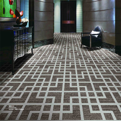 Alfombra de nylon de lana tejida de patrón personalizado para el dormitorio Sala de estar en Luxury Axminster Hotel