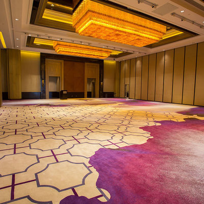 Juto o PP con respaldo floral Axminster Modelo de alfombra de pared a pared 80% Lana y 20% Nylon
