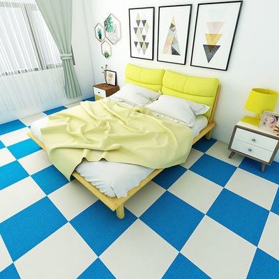 espesor total 9,5 mm azulejos de alfombra autoadhesivos para alfombra central en la habitación de los niños