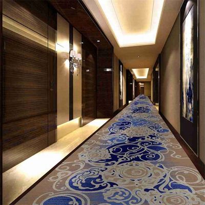Pasillo del hotel PET FRIENDLY 100% Lana Nz Alfombra Axminster con diseño personalizado de lujo