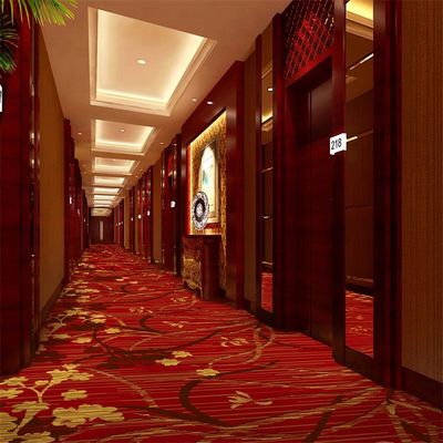 Pasillo del hotel PET FRIENDLY 100% Lana Nz Alfombra Axminster con diseño personalizado de lujo