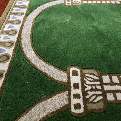 Alfombra hecha a máquina para mezquita iglesia de lana lavable / de nylon pasillo a prueba de fuego
