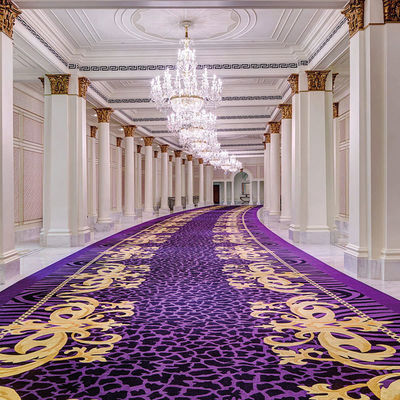 Cuarto de dormir o habitación de hotel a prueba de fuego lavable Alfombras largas y anchas de pasillo en color personalizado