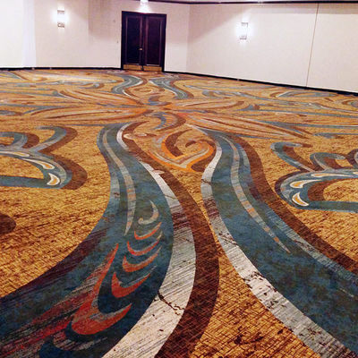 Color personalizado de alfombra de Axminster para el mercado de diseño caliente de salas de reuniones
