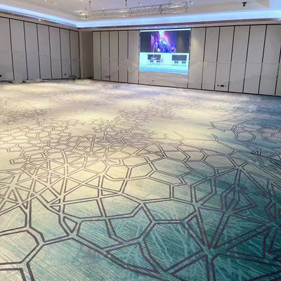 Alfombras de moqueta de apoyo de yute o PP para salón de baile de hoteles de 5 estrellas