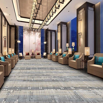 Alfombra Axminster de patrón moderno personalizada para el salón de banquetes y la habitación del hotel Star Hotel