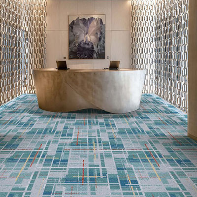 80% Lana 20% Nylon Antimicrobiana Sala de banquetes Hotel Alfombra Tapices para el salón de hospitalidad