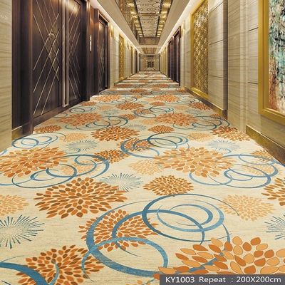 Alfombra interior/exterior de rayas resistentes a las manchas para pasillos de hoteles y espacios de estar