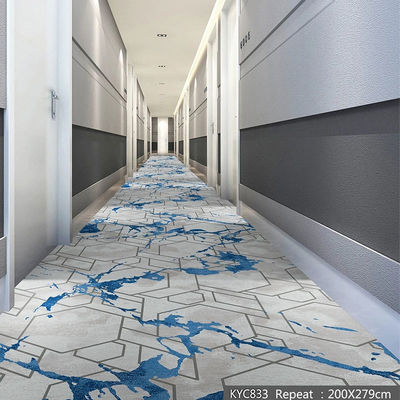 Alfombra interior/exterior de rayas resistentes a las manchas para pasillos de hoteles y espacios de estar