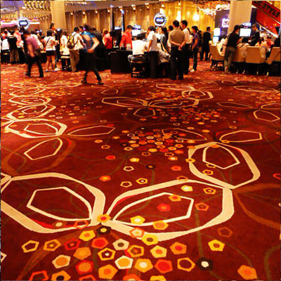 5 Estrellas Alfombras Hotel estilo Sala de banquetes Alfombra de Axminster Modelo abstracto hecho a máquina