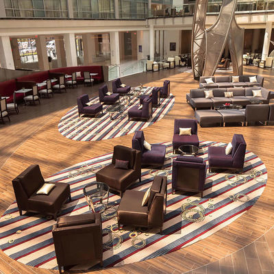 Alfombras de hotel 80% lana 20% Nylon Sala de juegos Milón de puntos Bélgica Alfombra