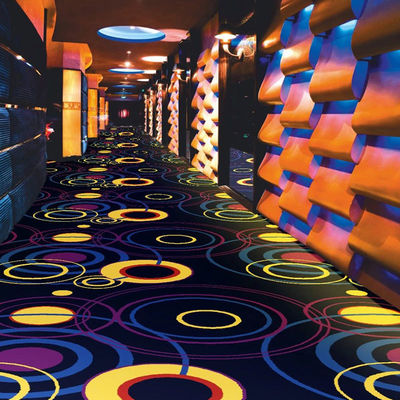 Alfombra impresa de nylon de patrón personalizado para hoteles Salones Entradas Pasillos Interior