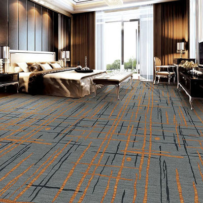 Alfombra impresa de nylon de patrón personalizado para hoteles Salones Entradas Pasillos Interior