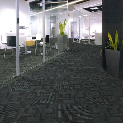 Hoteles modernos 100x100 PVC alfombras de alfombra con dormitorio para adolescentes y peso de pila 520g / m2