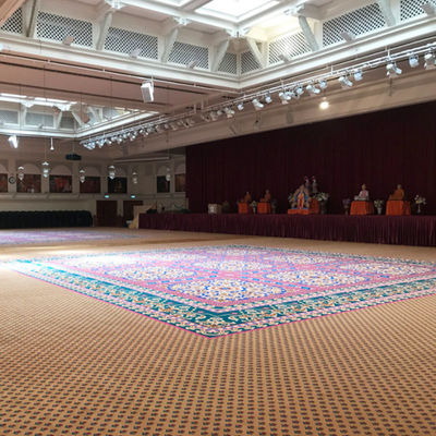 Espacio de pasillo Axminster Diseño personalizado Sejadah Sala de invitados Alfombras Modernas Salón Alfombras a prueba de fuego