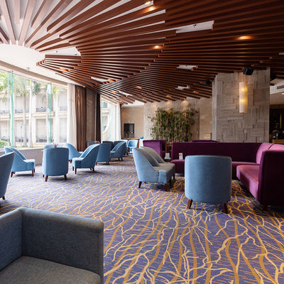 80% lana y 20% nylon Alfombra de diseño Axminster para hoteles Salones de baile Salones de estar Coches en interiores