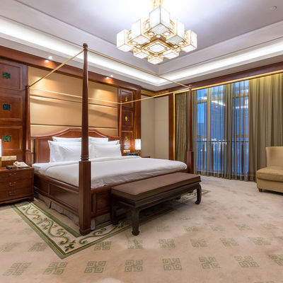 Alfombra de hotel de lujo a prueba de fuego de Broadloom en nylon púrpura para el salón
