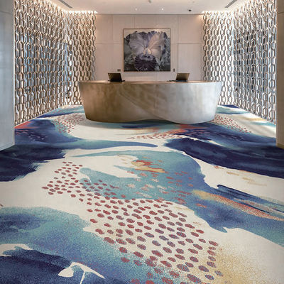 Salón de baile y habitación de hotel Rectángulo Axminster Hotel Alfombra TAPI de nylon Moqueta impresa