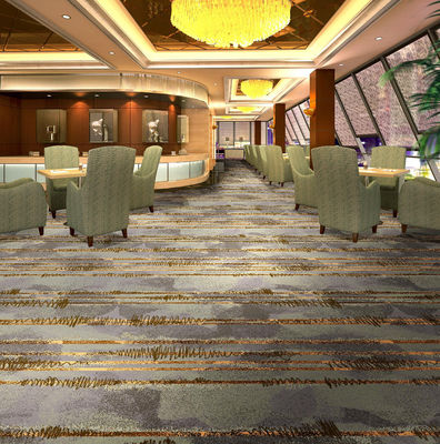 Hotel de lujo Sala de banquetes Sala de baile insonorizada Alfombra de Axminster con 7x7-7x12 Densidad