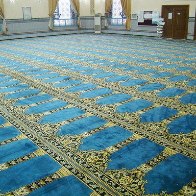Alfombra esponjosa de forma rectangular alfombra de mezquita personalizada para sala de estar altura media de pila