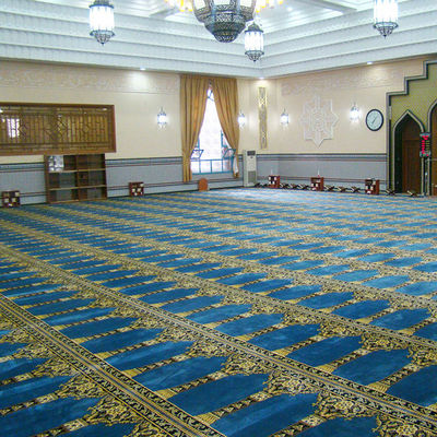 Alfombra esponjosa de forma rectangular alfombra de mezquita personalizada para sala de estar altura media de pila