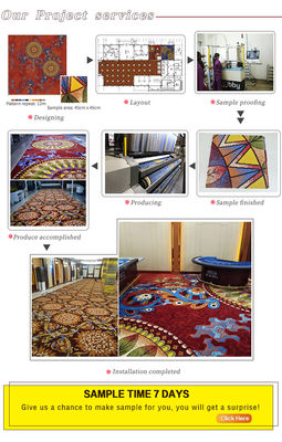 Alfombra de pared a pared con 80% de lana y 20% de material de superficie de nylon
