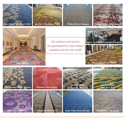 Alfombra de pared a pared con 80% de lana y 20% de material de superficie de nylon