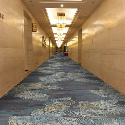 Axminster lana de nylon máquina hecha alfombra de pared de pared patrón personalizado para habitación de hotel en hoteles