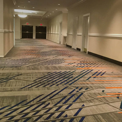 Alfombra moderna de Axminster para salón de banquetes comerciales y hotel de lujo en alta calidad