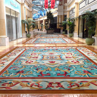 Alfombra musulmana persa de pared a pared para habitación de hotel y casino en estilo moderno