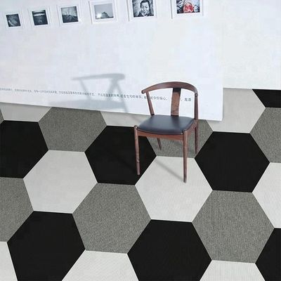 Hexagon Commercial 100% SD alfombras de nylon alfombras de suelo alfombra máquina de tufted para la durabilidad