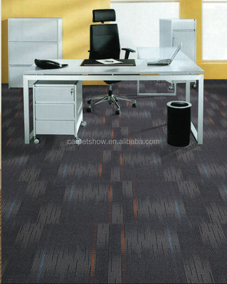 5.0mm espesor total de madera de mosaico de suelo hecho de material de nylon para áreas cuadradas
