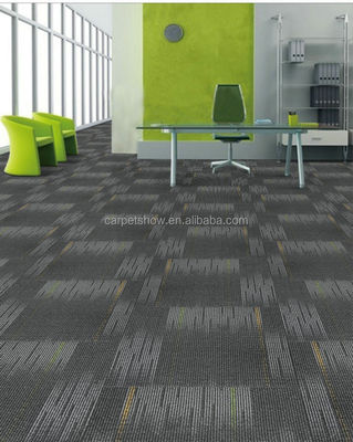 5.0mm espesor total de madera de mosaico de suelo hecho de material de nylon para áreas cuadradas