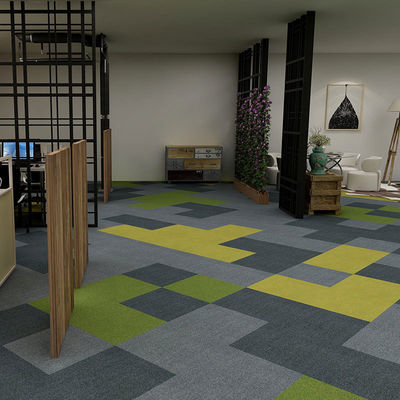 Cuadrados Carpetas de oficina de nylon a prueba de fuego para pisos Carpetas comerciales de oficina