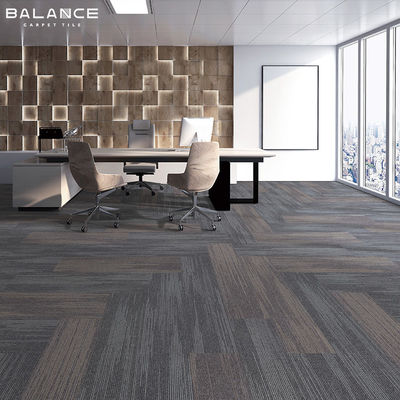 Antimicrobianos 50x50 de Nylon/PP para oficinas, alfombras comerciales modulares con tufos y duraderas
