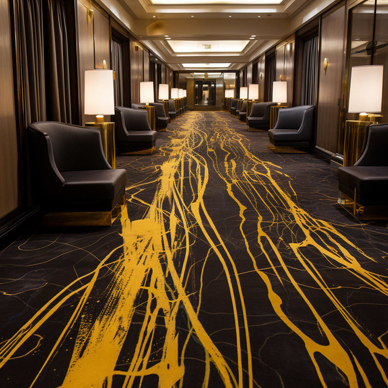 80% lana y 20% nylon Sala de baile de lujo Banquete Hotel Alfombra para mejoras en el hogar