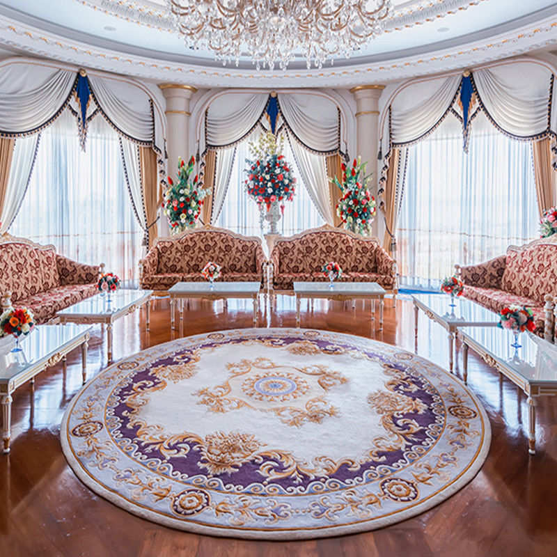 Alfombras de lana envueltas a mano estilo patrón de seda para sala de estar comedor pasillo villa