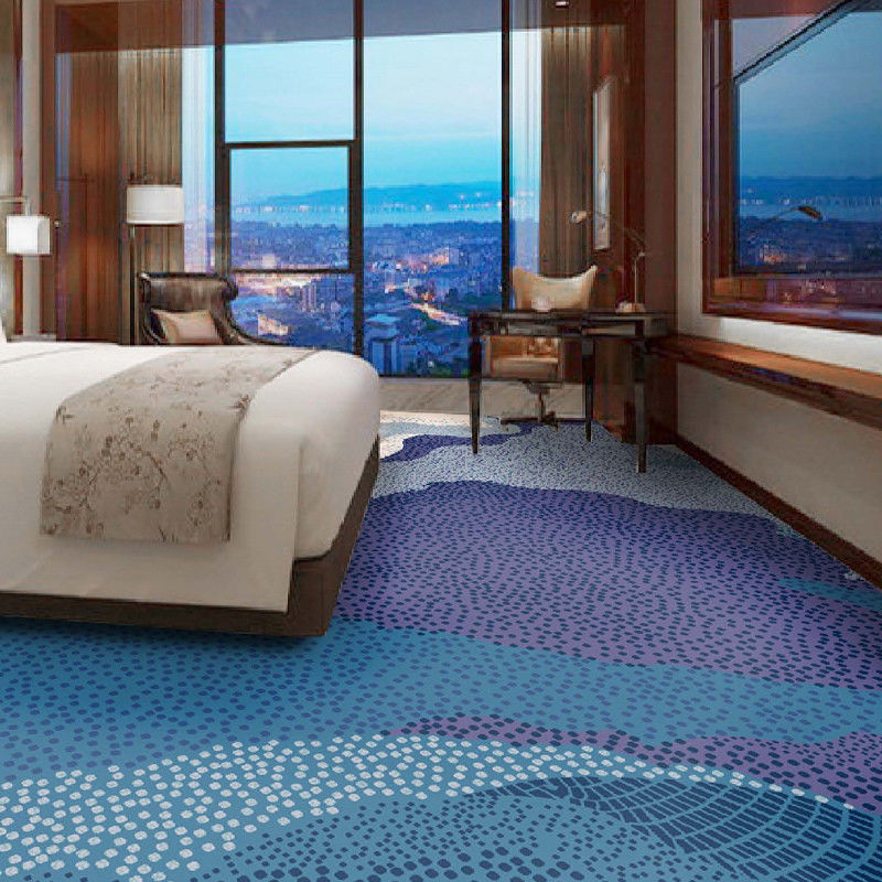 Salones de banquetes piso de altura media de pila Alfombras de hoteles de 5 estrellas con diseño acolchado