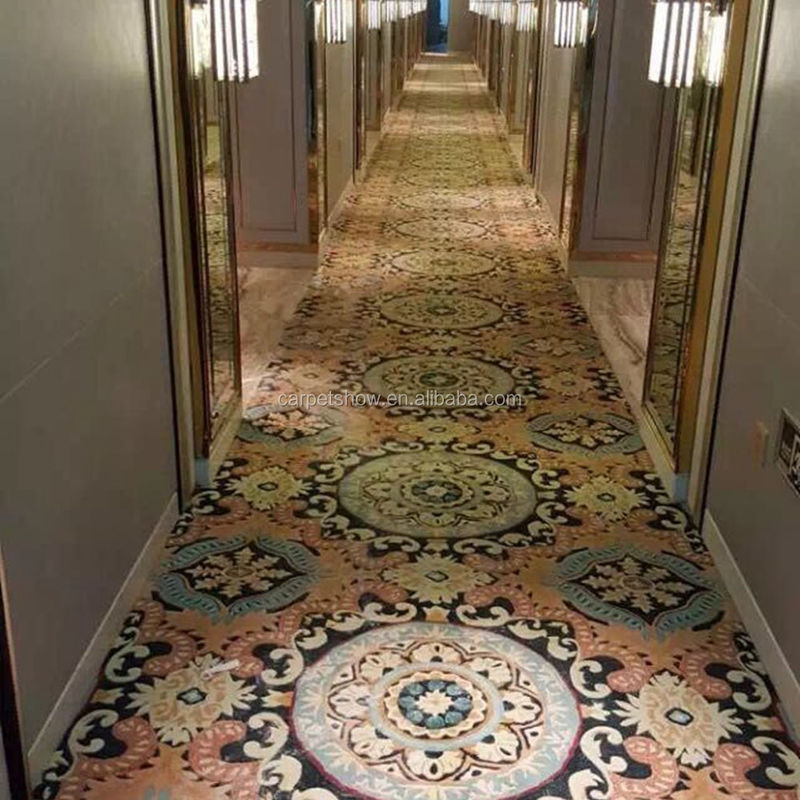 Rolos de pared a pared de acrílico viscoso para pasillos de hoteles y oficinas 10 mm Peso de pila