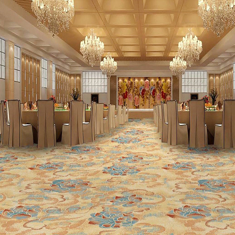 Alfombra para salón de banquetes Alfombras de suelo de nylon comercial moderno para el vestíbulo y las habitaciones del hotel